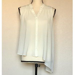 Urban Outfitters Asymmetrical Cream Blouse